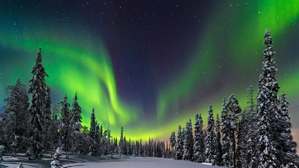 Buscar las auroras boreales