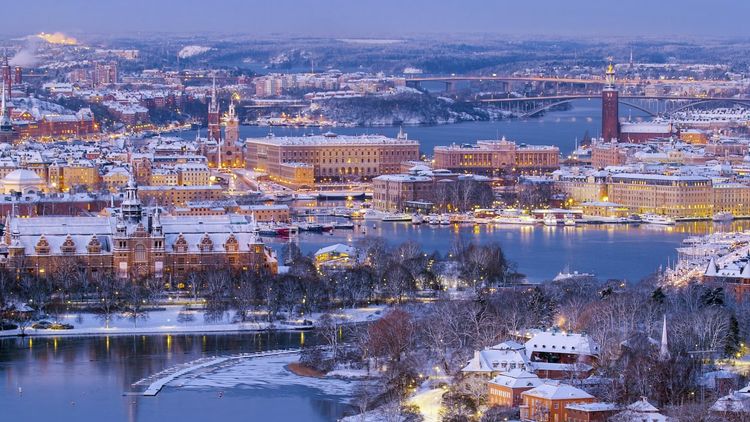 Auroras y Mercadillos de Navidad en Suecia