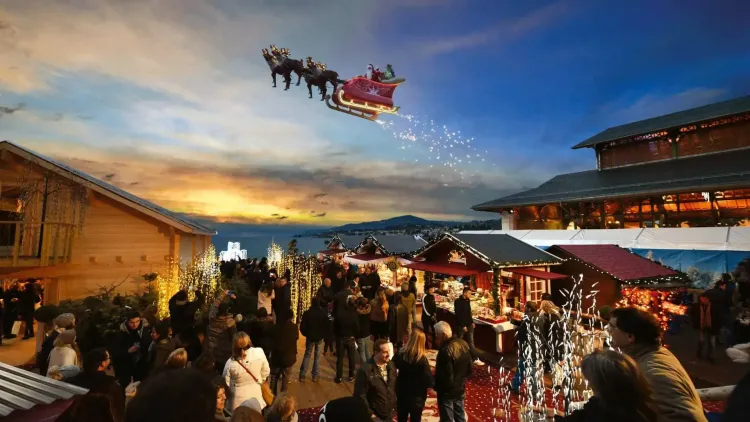 El mundo mágico de Papá Noel en Suiza