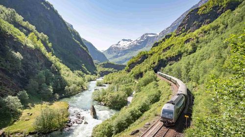 El Tren de Flam. Foto:  norwaysbest.com / Sverre Hjørnevik